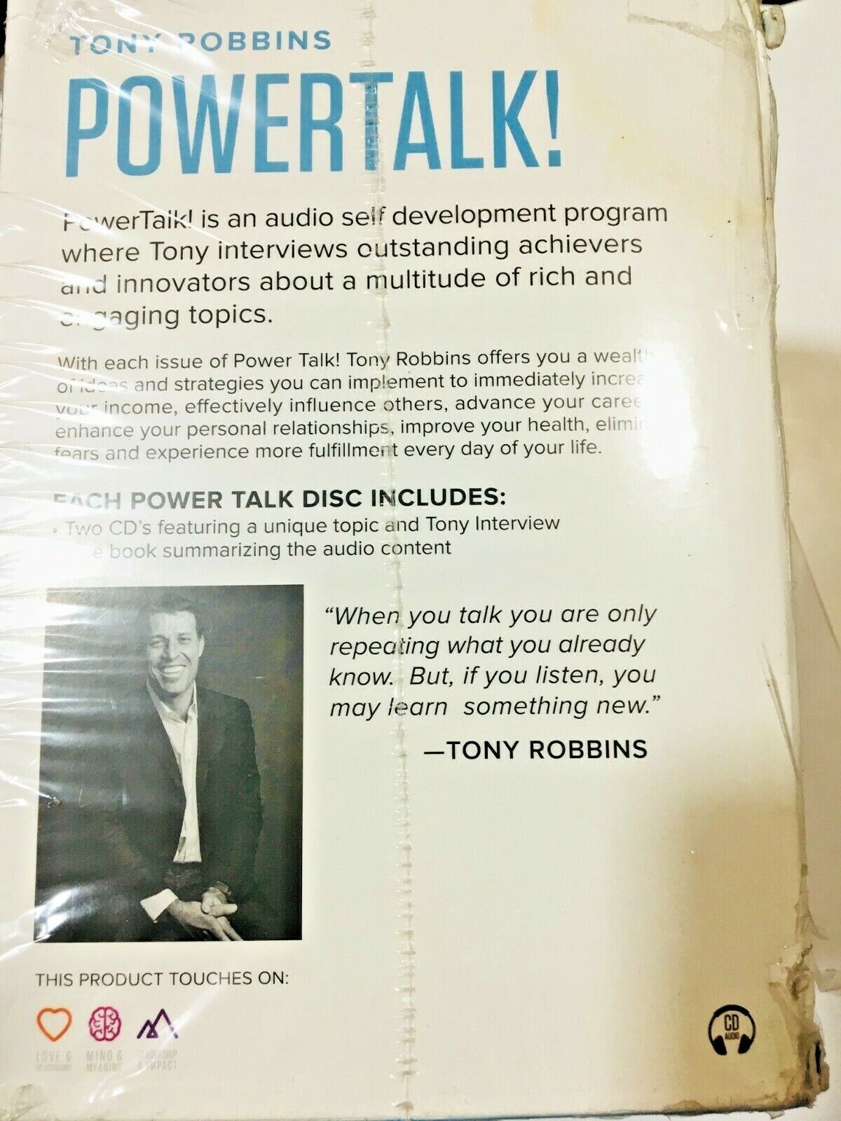 Tony Robbins Powertalk Program 12 CD Set – Brand New