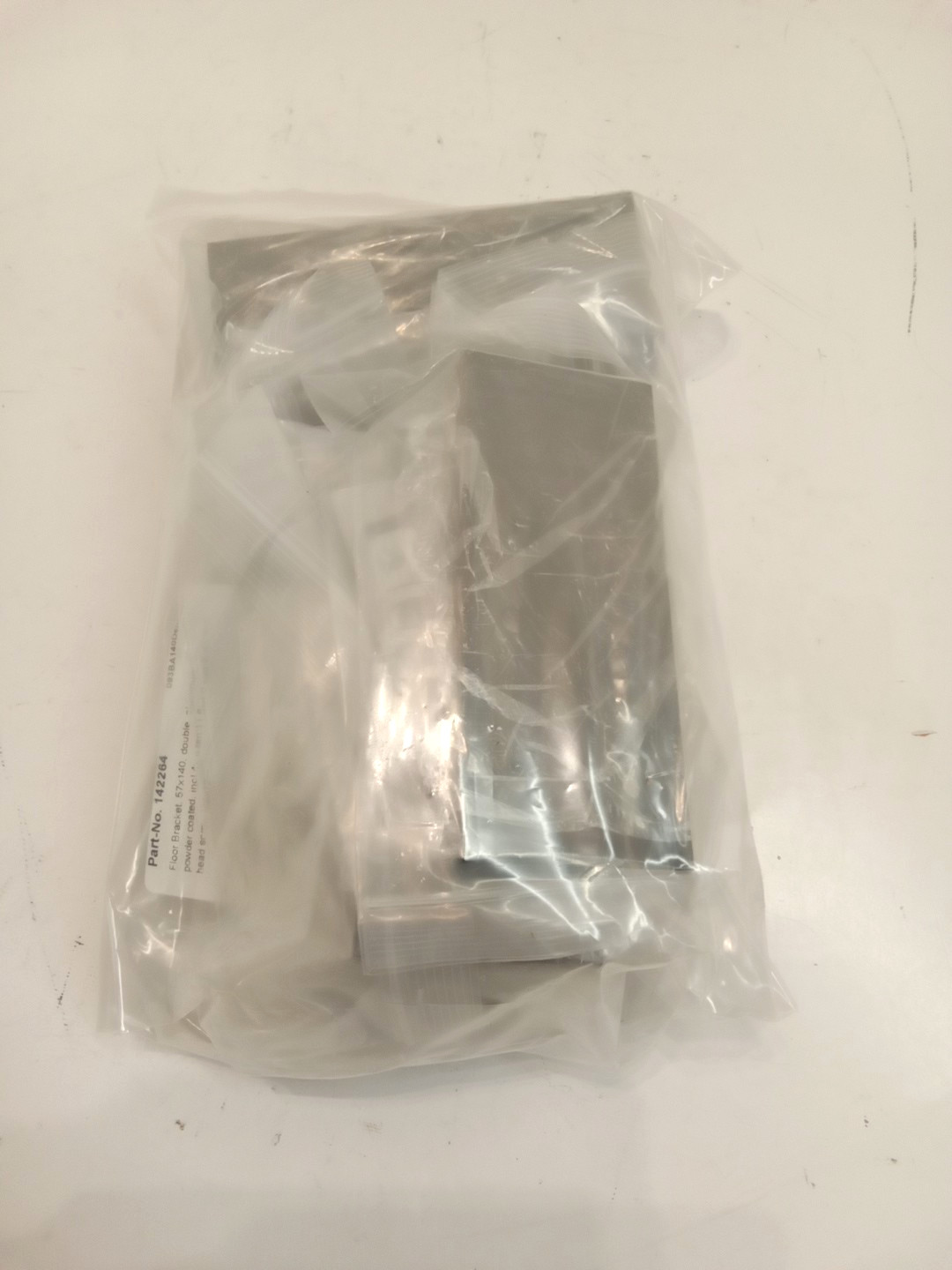 McMaster Carr 5537T576 T-Slot Black Mounting Foot for 60mm High Double/Quad Rail