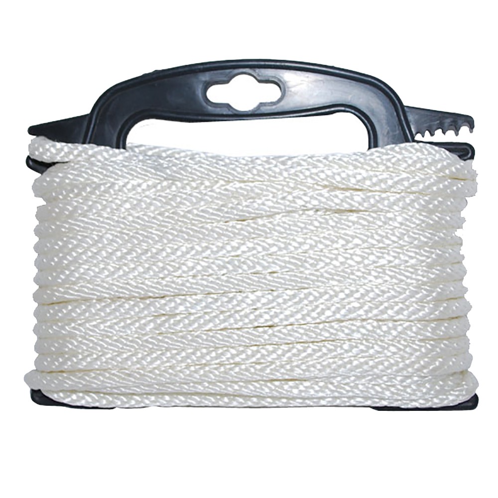 Attwood 3 16 In X 100 Ft Braided Nylon Line Rope