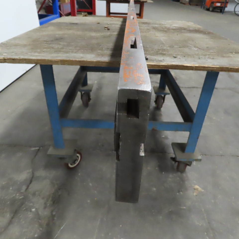 Press Brake Lower Die Holder 84-3/8″ L x 5″ W 5/8″ T-Slot