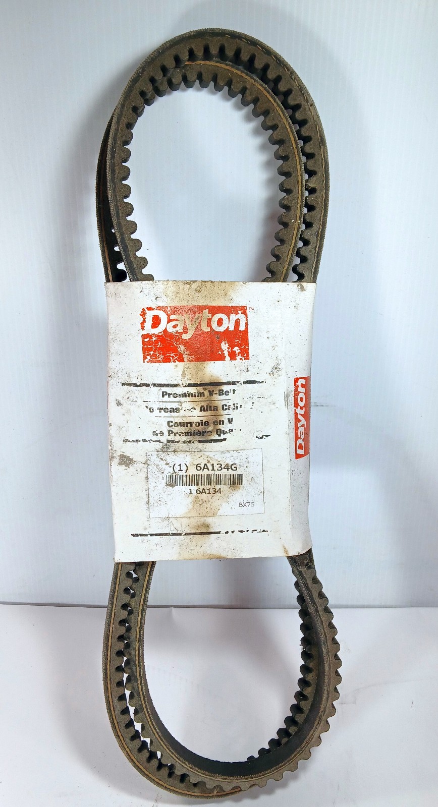 1 NEW DAYTON 6A134G PREMIUM INDUSTRIAL-GRADE COGGED V-BELT NNB ***MAKE OFFER***