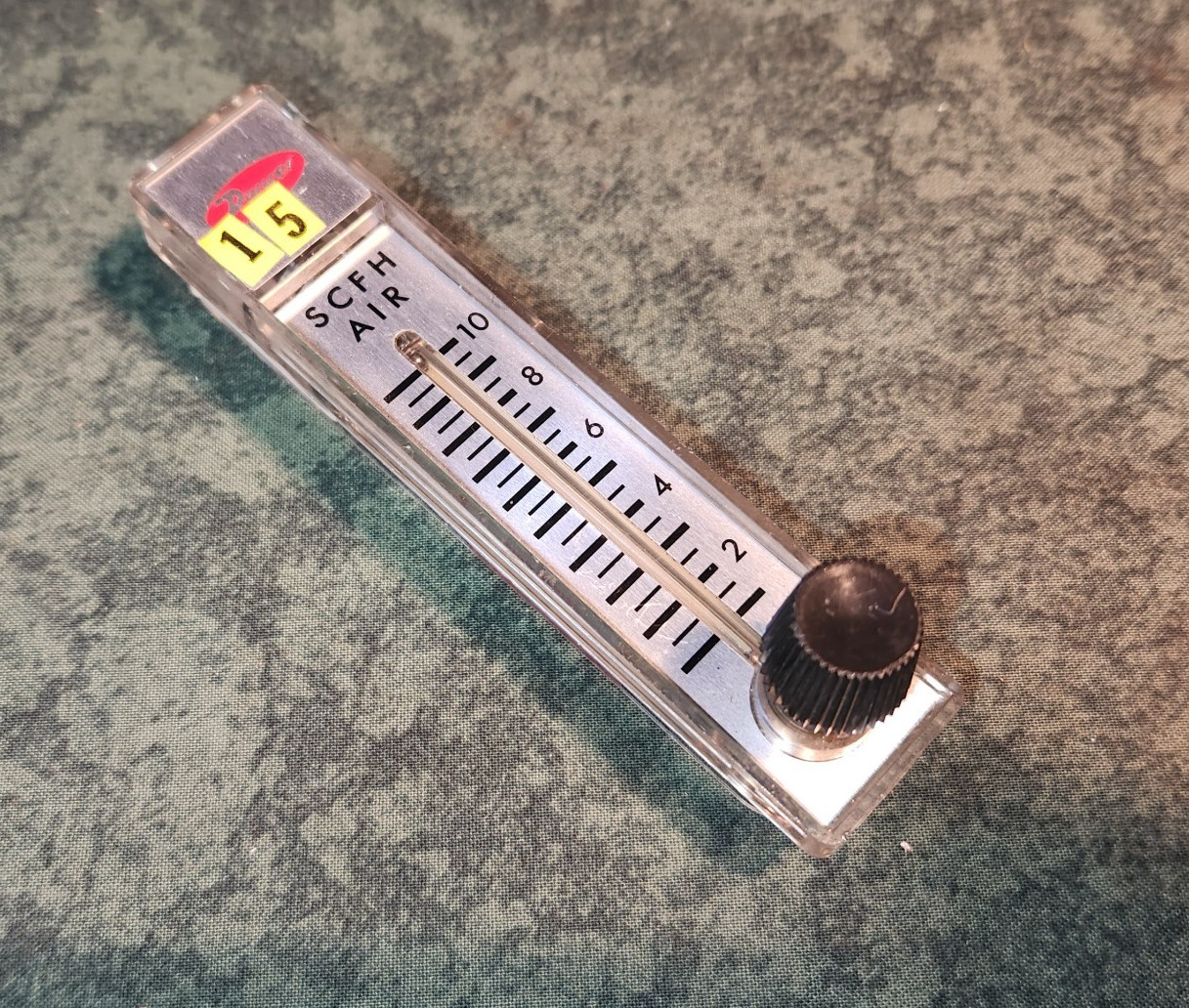 ~Dwyer Flow Meter 0-10 SCFH Flow Meter Tube Gauge (45251-05-C2)