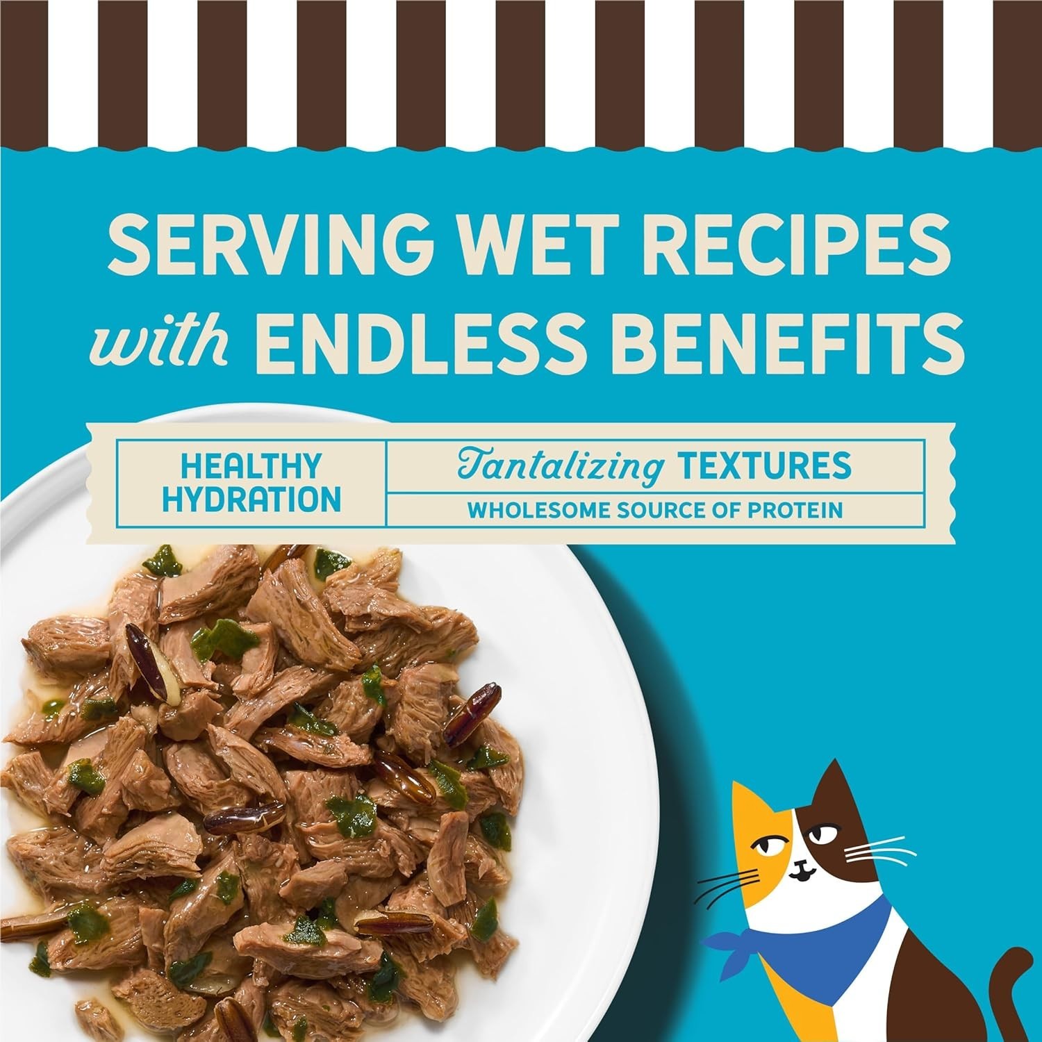 Merrick Purrfect Bistro Wild Cod & Spinach Gravy Wet Cat Food, 3 oz., 24 ct.
