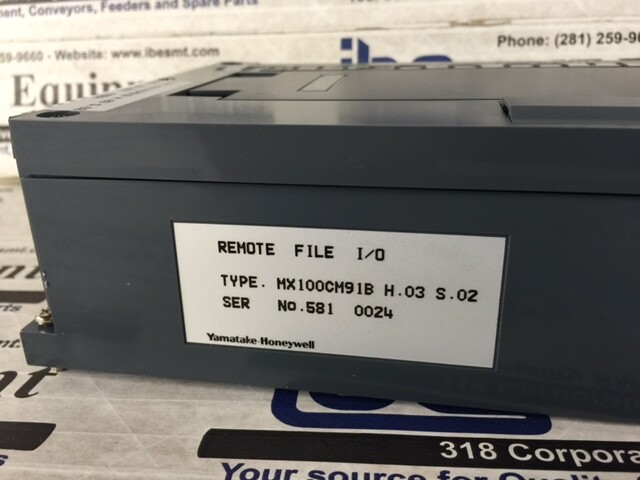 NEW Yamatake Honeywell PLC I/O Module – MX100CM91B – K10375 w/Warranty