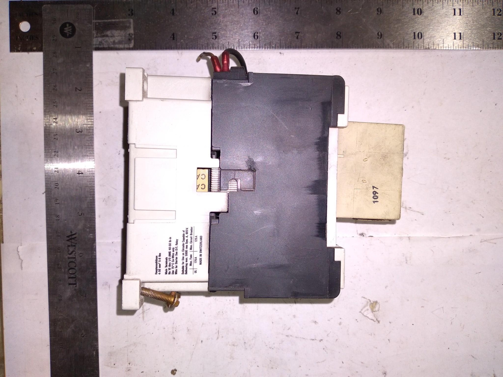 SPRECHER SCHUH CA-3-72-N 120V 60HZ 110V 50HZ CS3-P 10AMPS