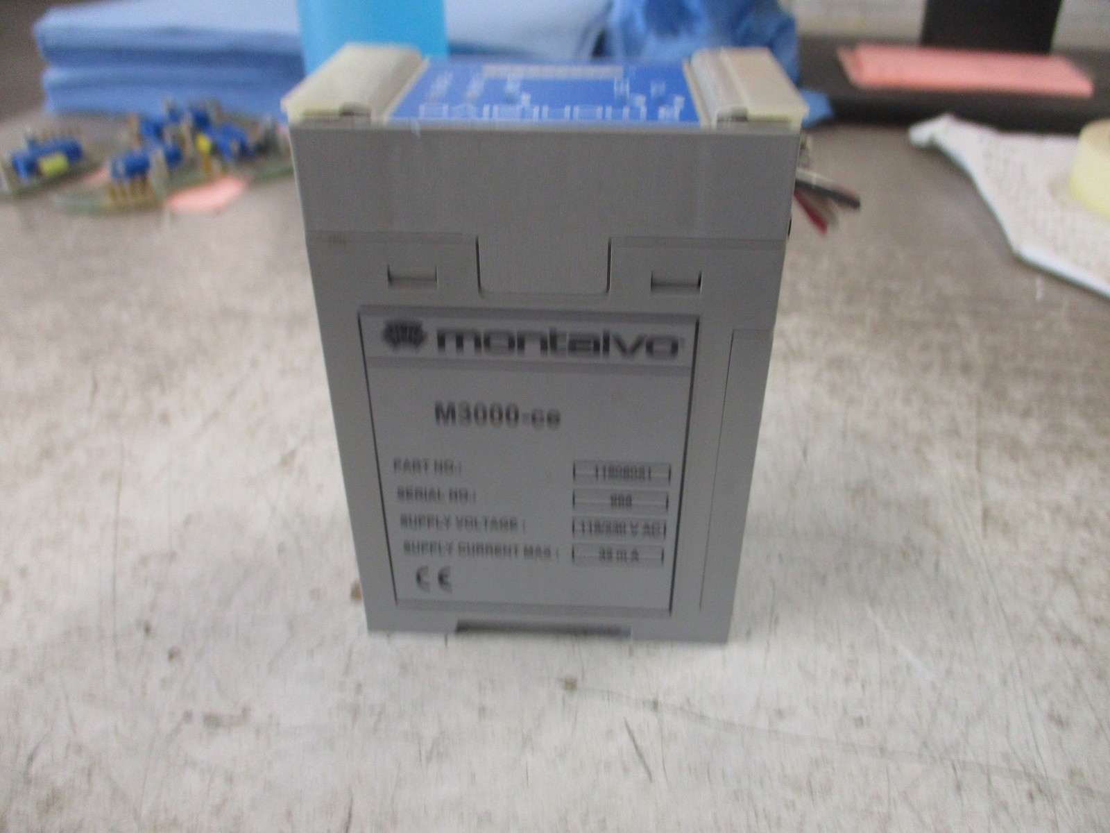 Montalvo M3000-ce Load Cell Amplifier Control 11506051 115/230VAC 32mA Used