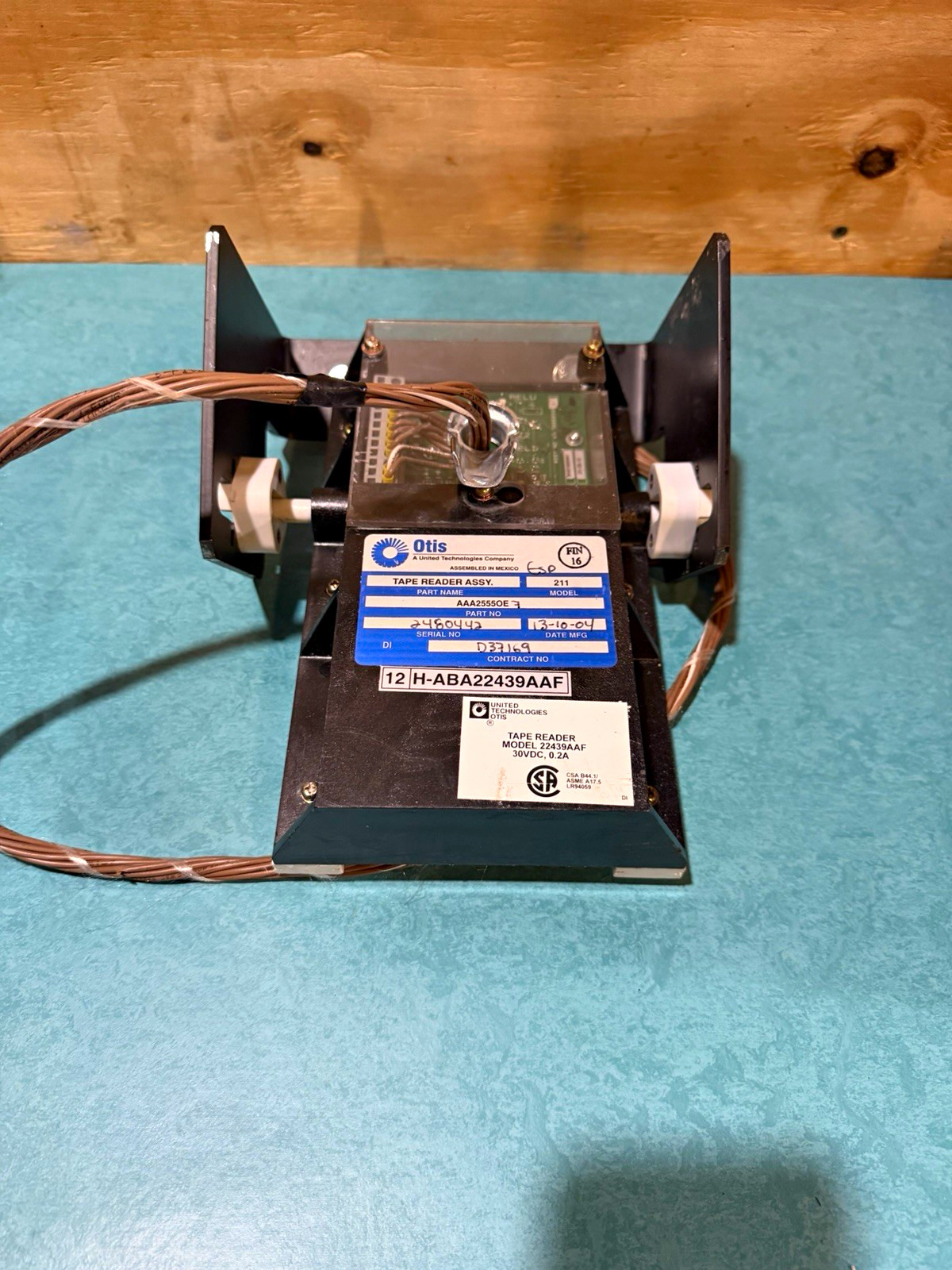 Otis Tape Reader Assy Model 22439AAF Part No AAA2555OE (MPN AAA2555OE)