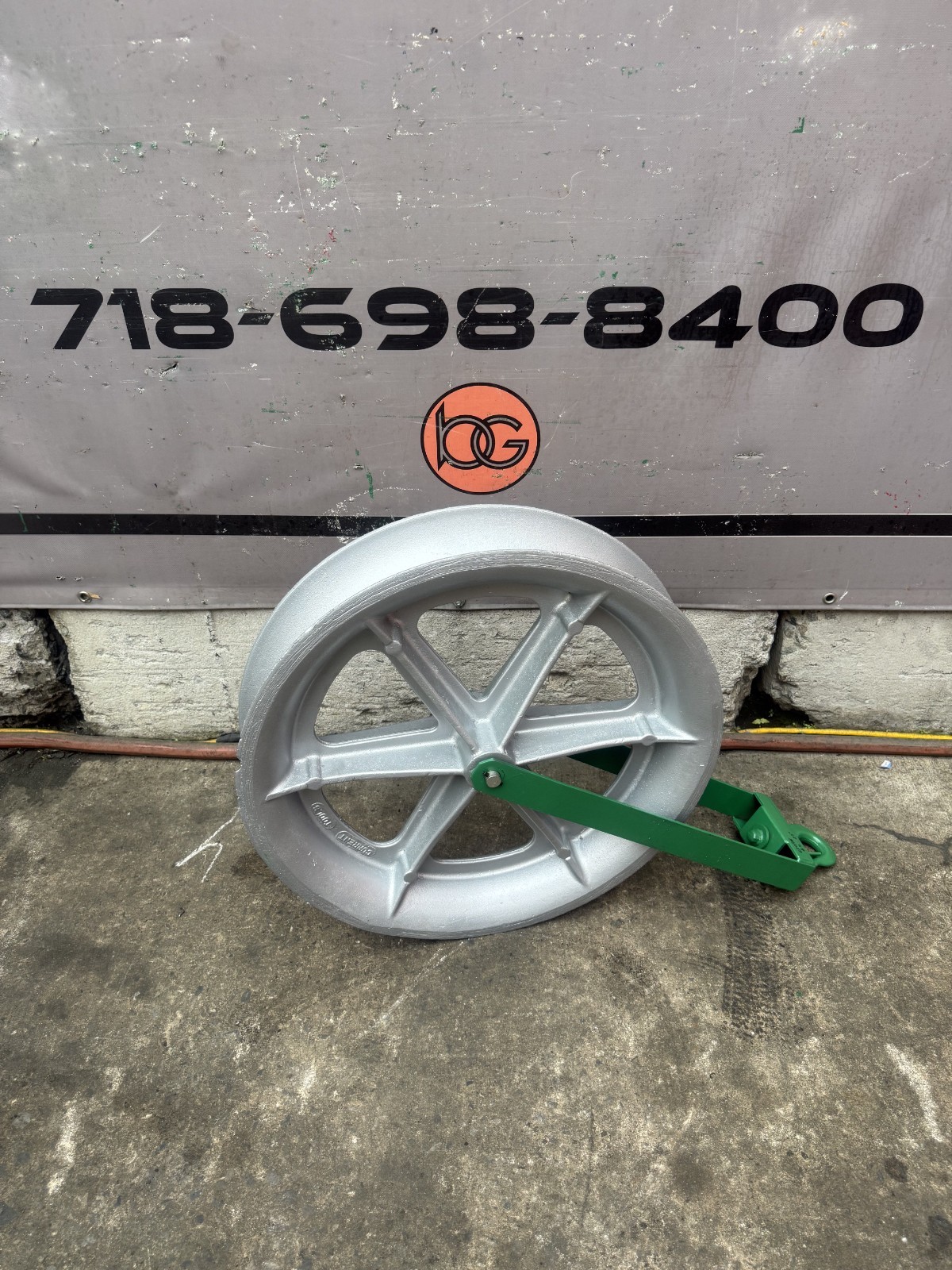 Greenlee 24 inch 4000lbs Sheave Cable Puller Tugger. Works Fine. 6/10 #4