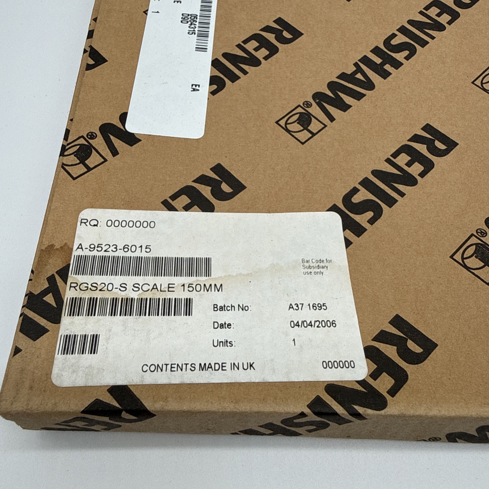 Renishaw RGS20-S Scale Kit RGS20S A-9523-6015 150MM