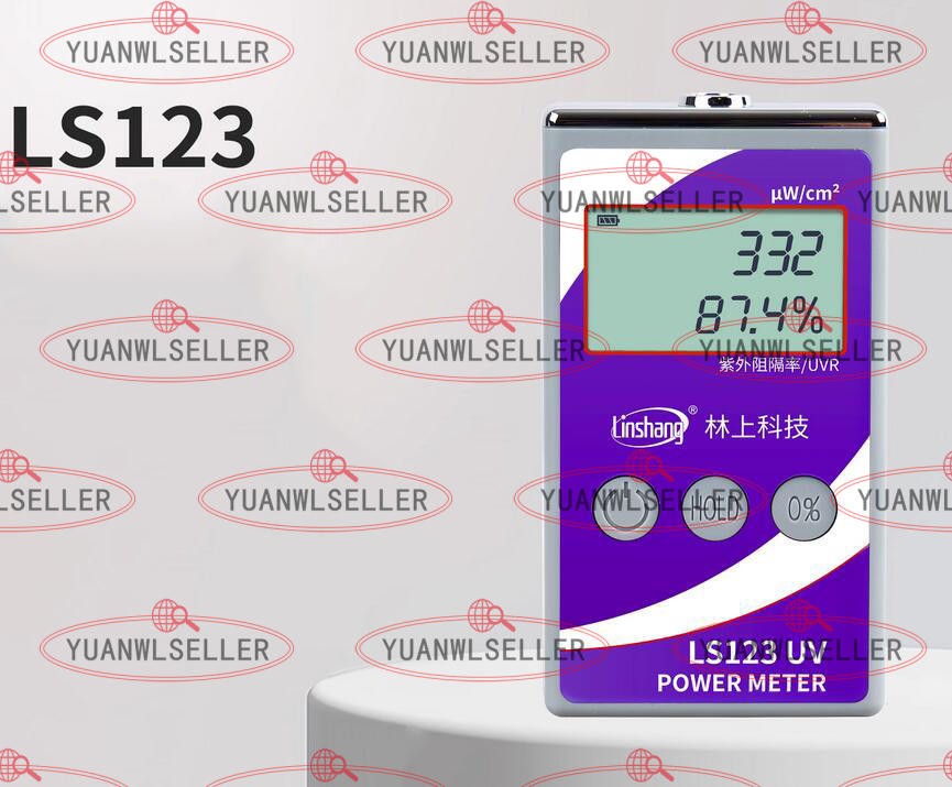 LS123 UV Power Meter Handheld LCD UV Radiation Tester Illumination Radiometer