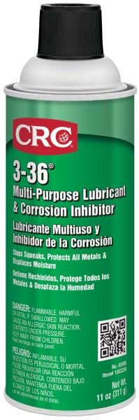 CRC 3-36 Multi Purpose Lubricant 11 Oz Corrosion Inhibitor for Tools and Equi…
