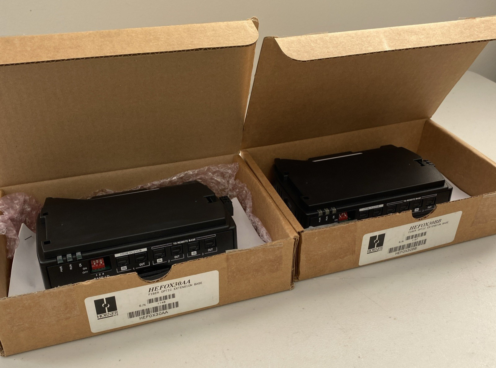 Lot 2 Horner Automation HEFOX30AA He-Fox 30BB Smart-Stack Base Module
