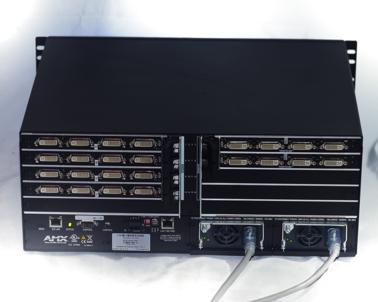 AMX DGX1600-ENC FG1061-16-FX Digital Media Switcher Supports up to 4k / UHD