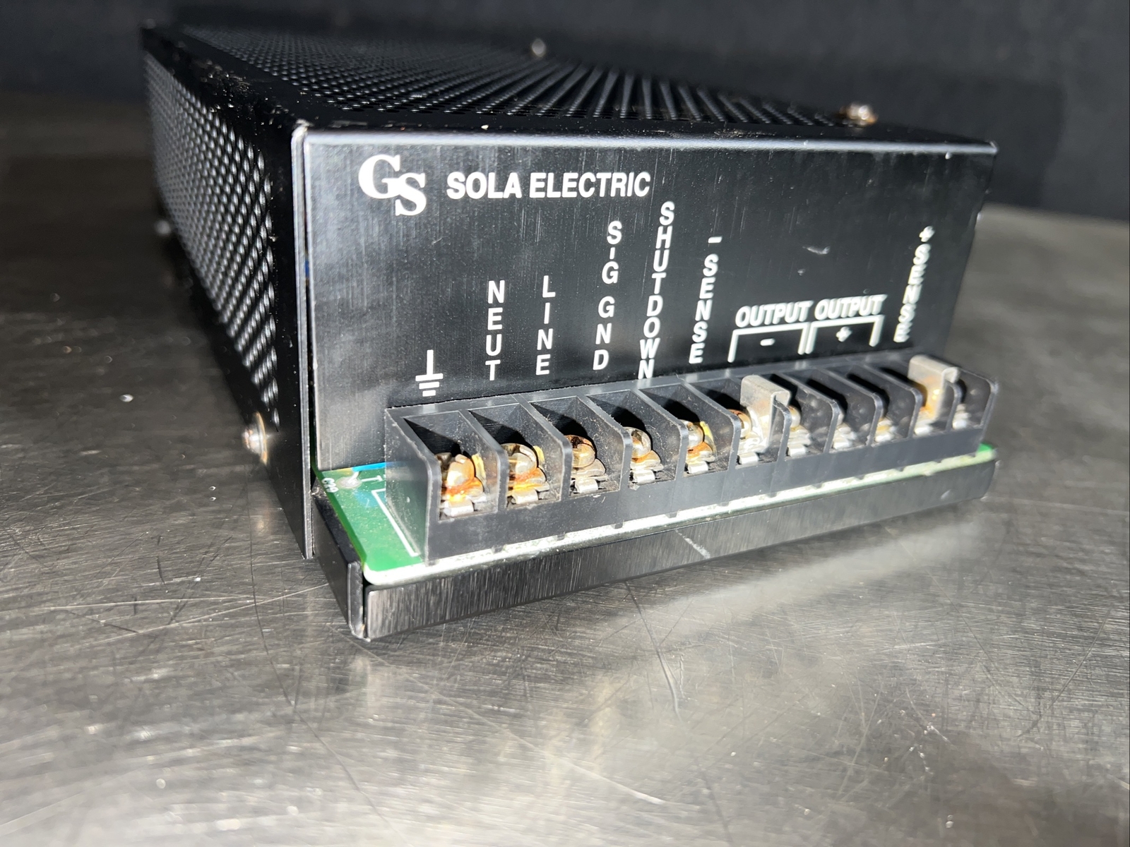 SOLA 86-24-262 COMPONENT TYPE CUSTOM RECTIFIER POWER SUPPLY 24VDC 115/230VAC