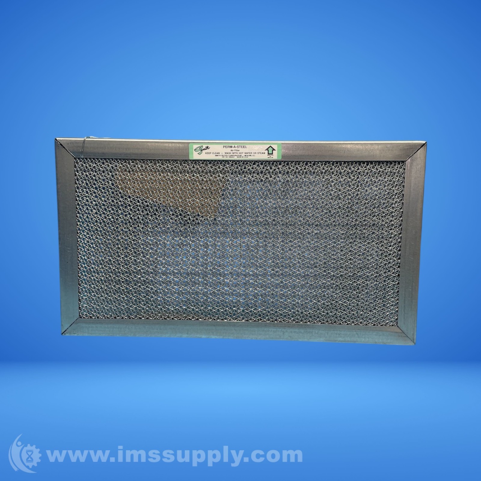 Smith Filter Corporation 16 inch x 9 inch x 1 inch Steel Mesh Fil FNIP