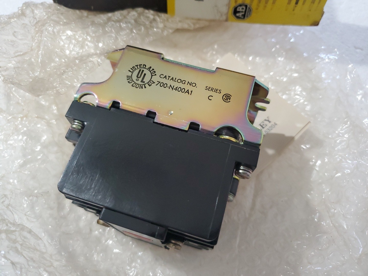 ALLEN BRADLEY 700-N400A1 SERIES C, TYPE N, AC RELAY