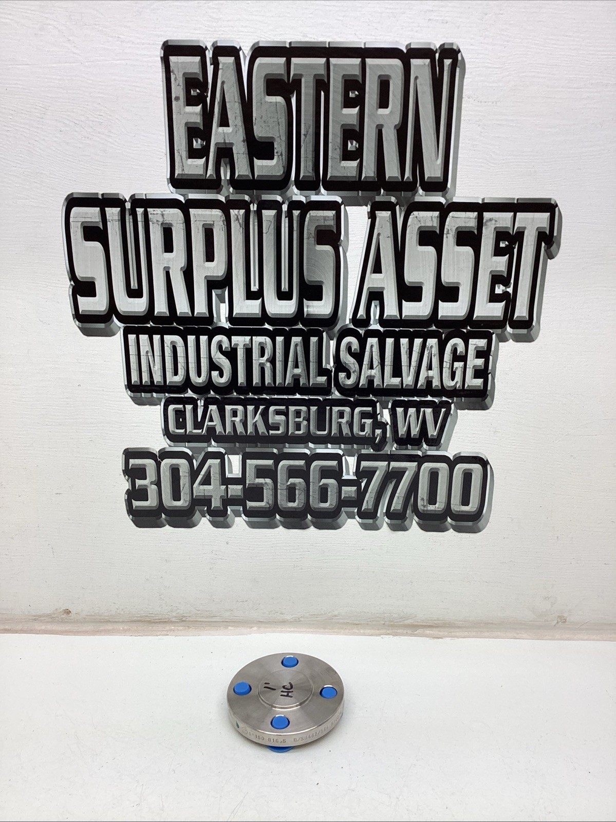 C276 1” Blank Flange 150# B16.5 B/SB462/564 N10276 #276013889 NEW