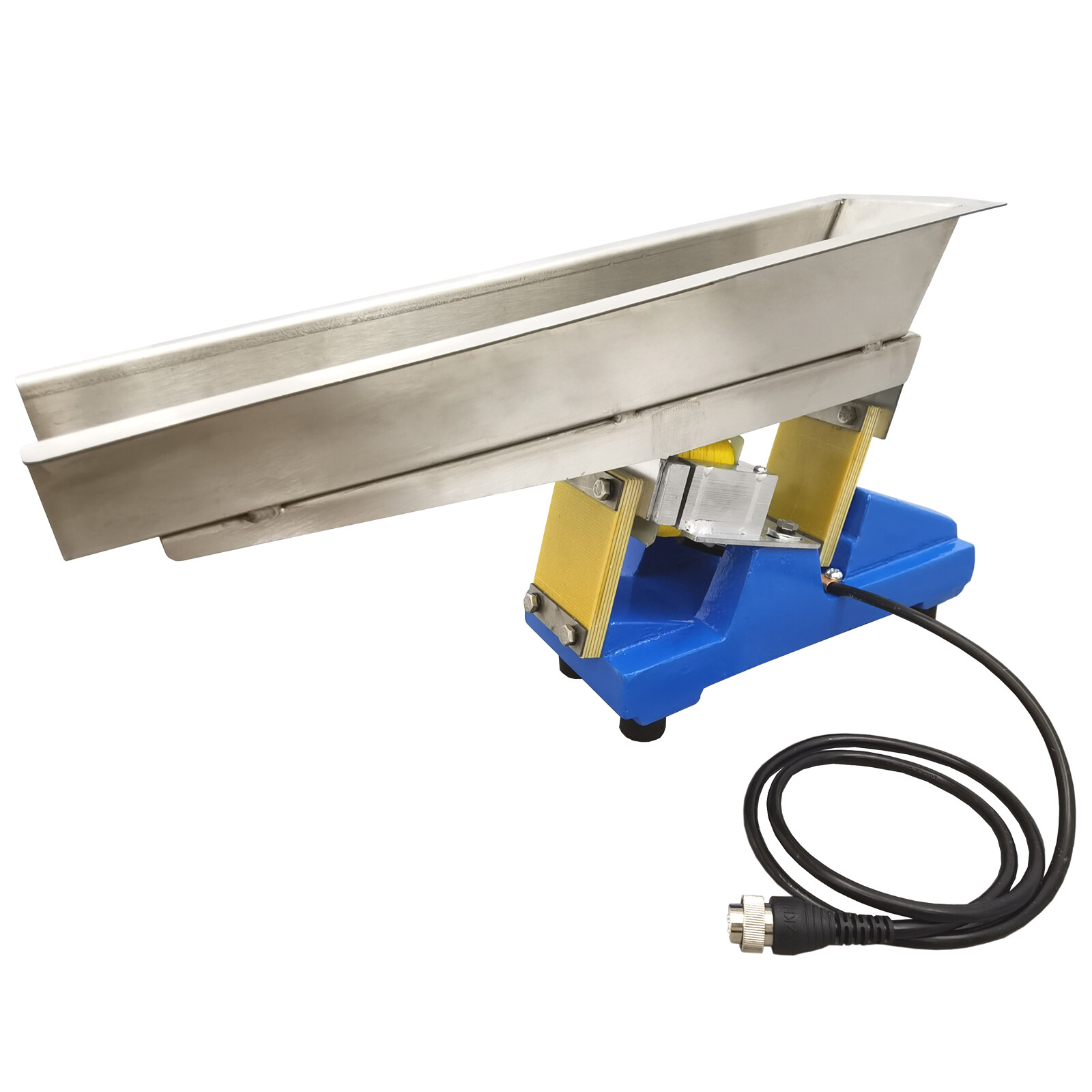 GZV-3 Small Vibrating Feeder Electromagnetic Shaking Feeding Machine 1t/h 110V