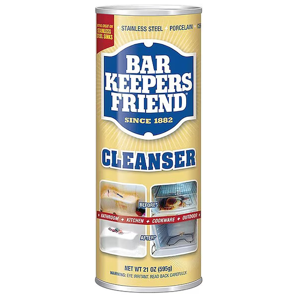 Bar Keepers Friend 11514 Powder Cleanser, Non-Aerosol Can, 21 oz, None