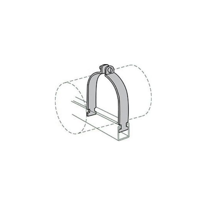 Anvil 2400224156 2-1/4 in. Electrogalvanized 12 gauge Steel Tubing Clamp