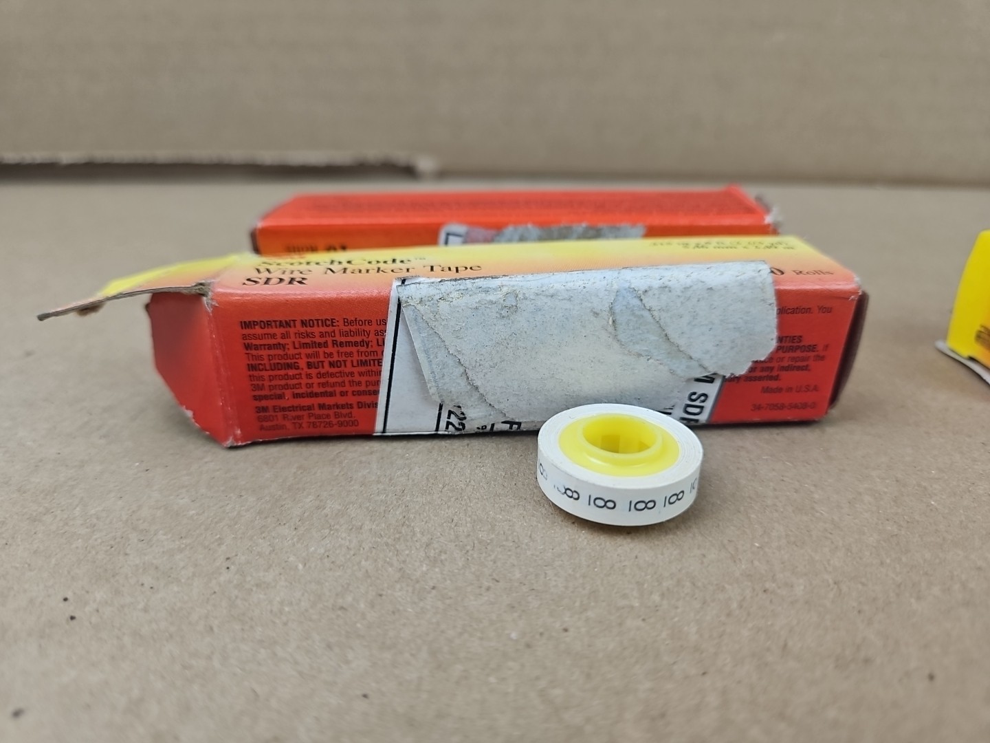 23 PC ROLLS NEW 3M SDR-4 SDR-8 SCOTCHCODE SDR WIRE MARKER TAPE