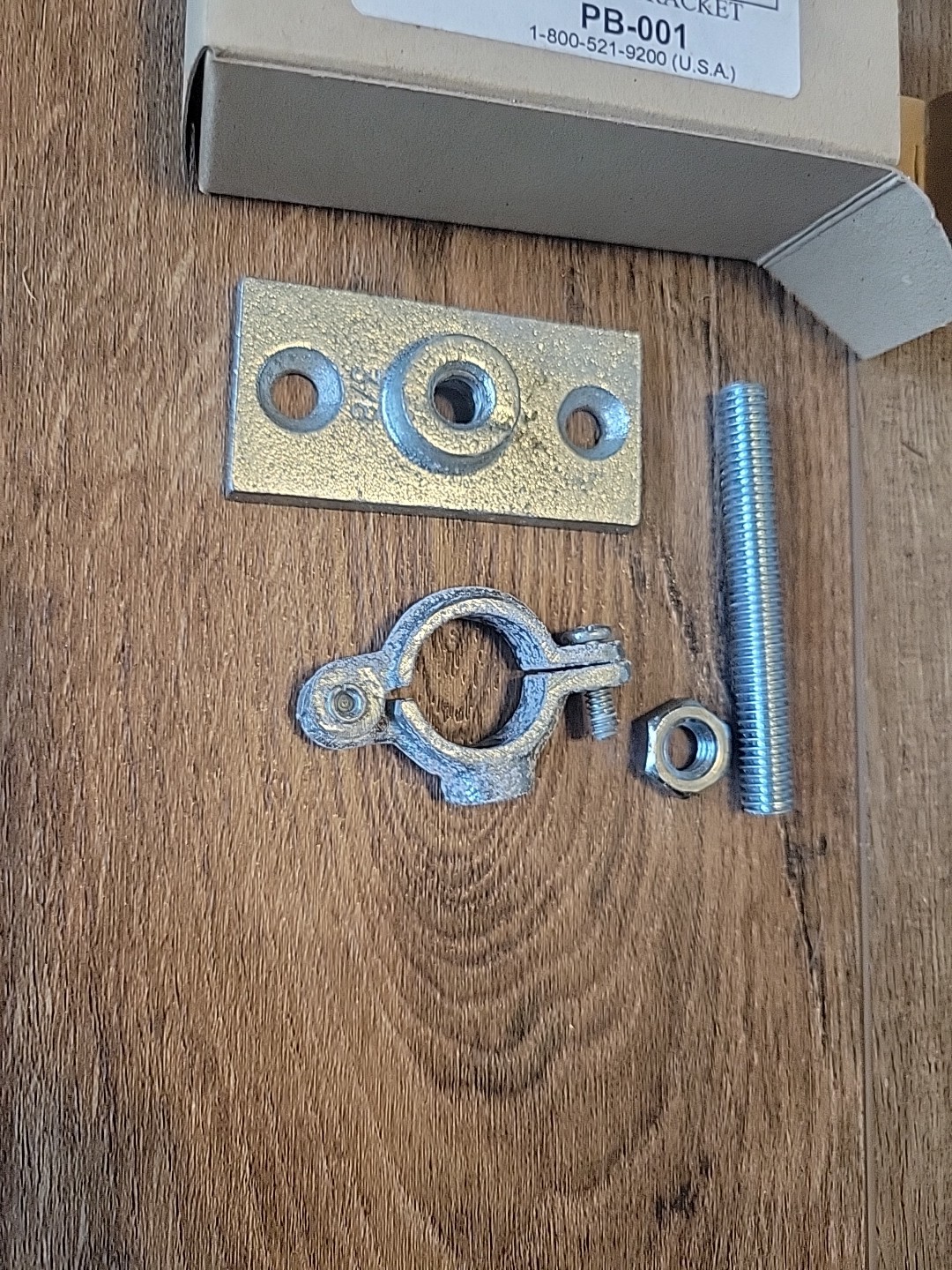 8 pcs RTI PB-001 Pipe Support Brackets 1/2 INCH Air Line Modular Blue Pipe