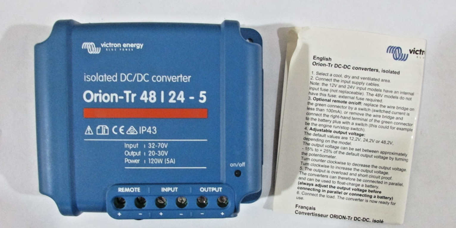 Victor Energy Orion-Tr 48 I 24-5 Isolated DC/DC Converter