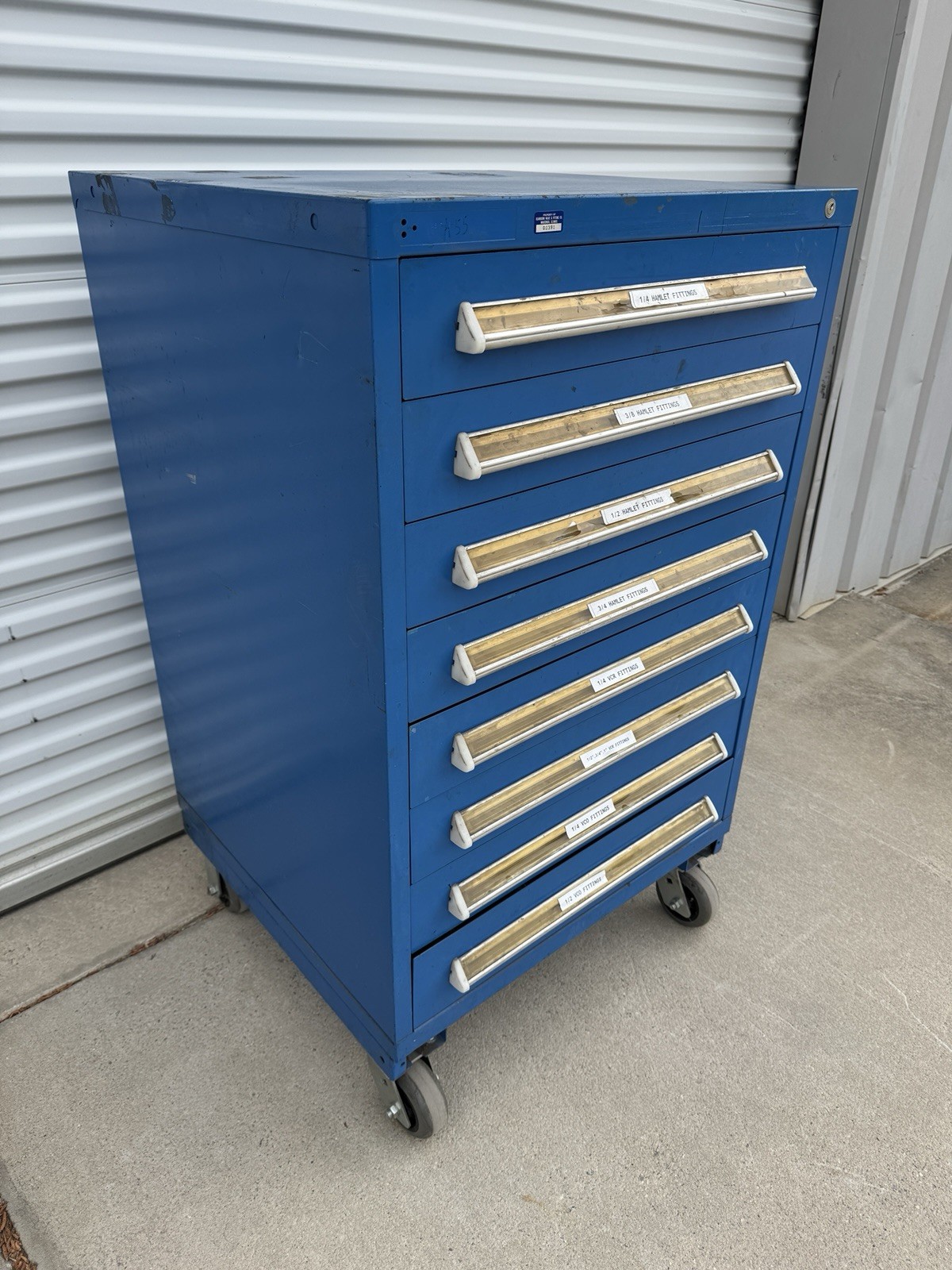 Ham-Let / Swagelok Fittings – 8 Drawer cabinet included (1000+ Pieces Estimated)