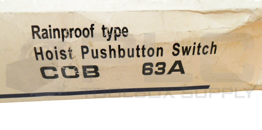 NEW COB 63A HOIST PUSHBUTTON SWITCH 250-500VAC 5/2A 41-15351 *READ*