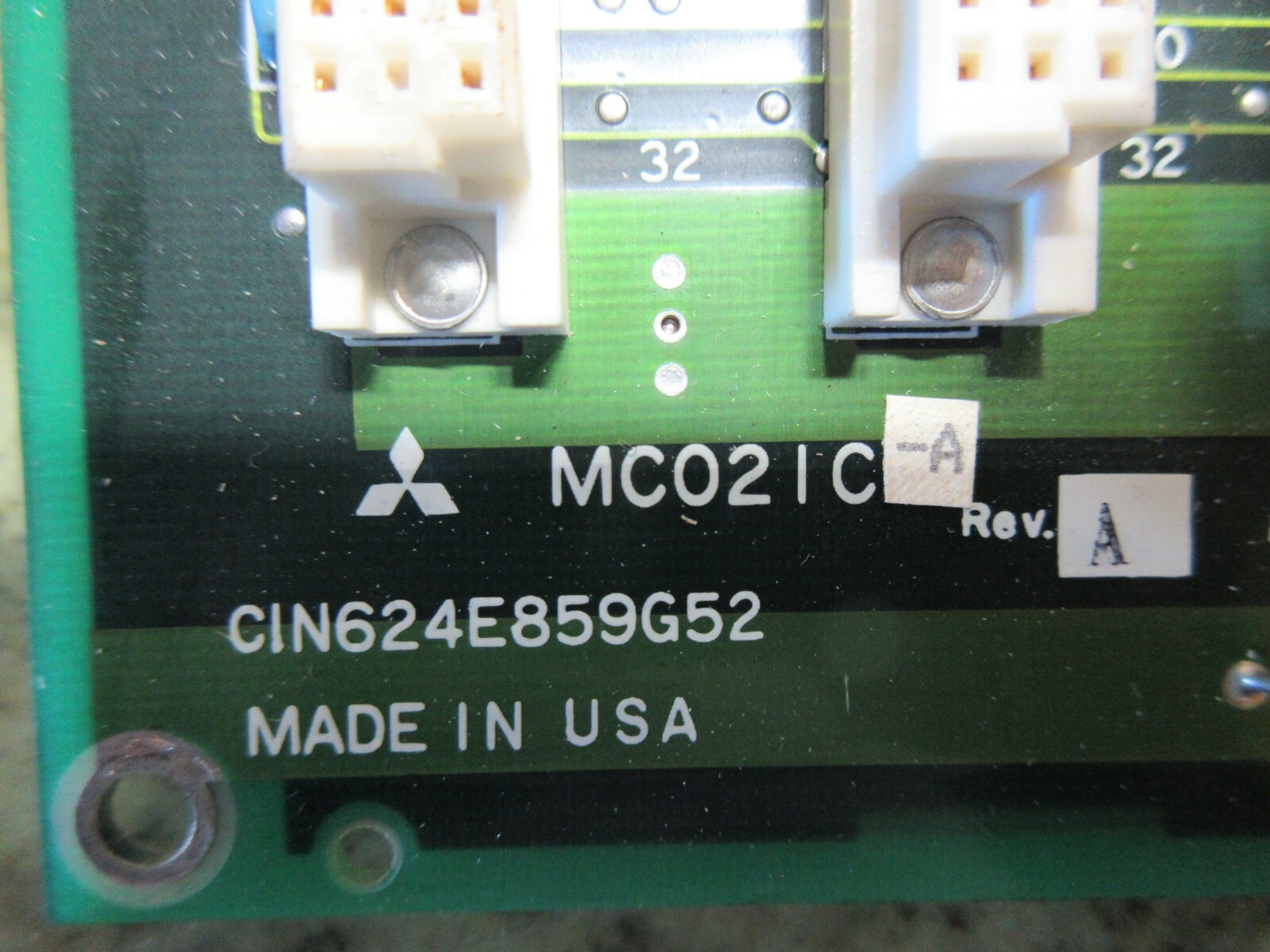 MITSUBISHI CIRCUIT BOARD MC021C-A CIN624E859G52 WARRANTY
