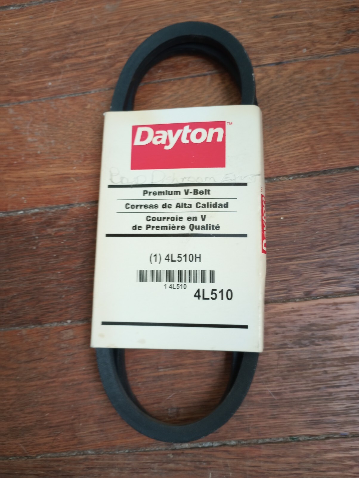 Dayton 4L510H – V-Belt – New Old Stock