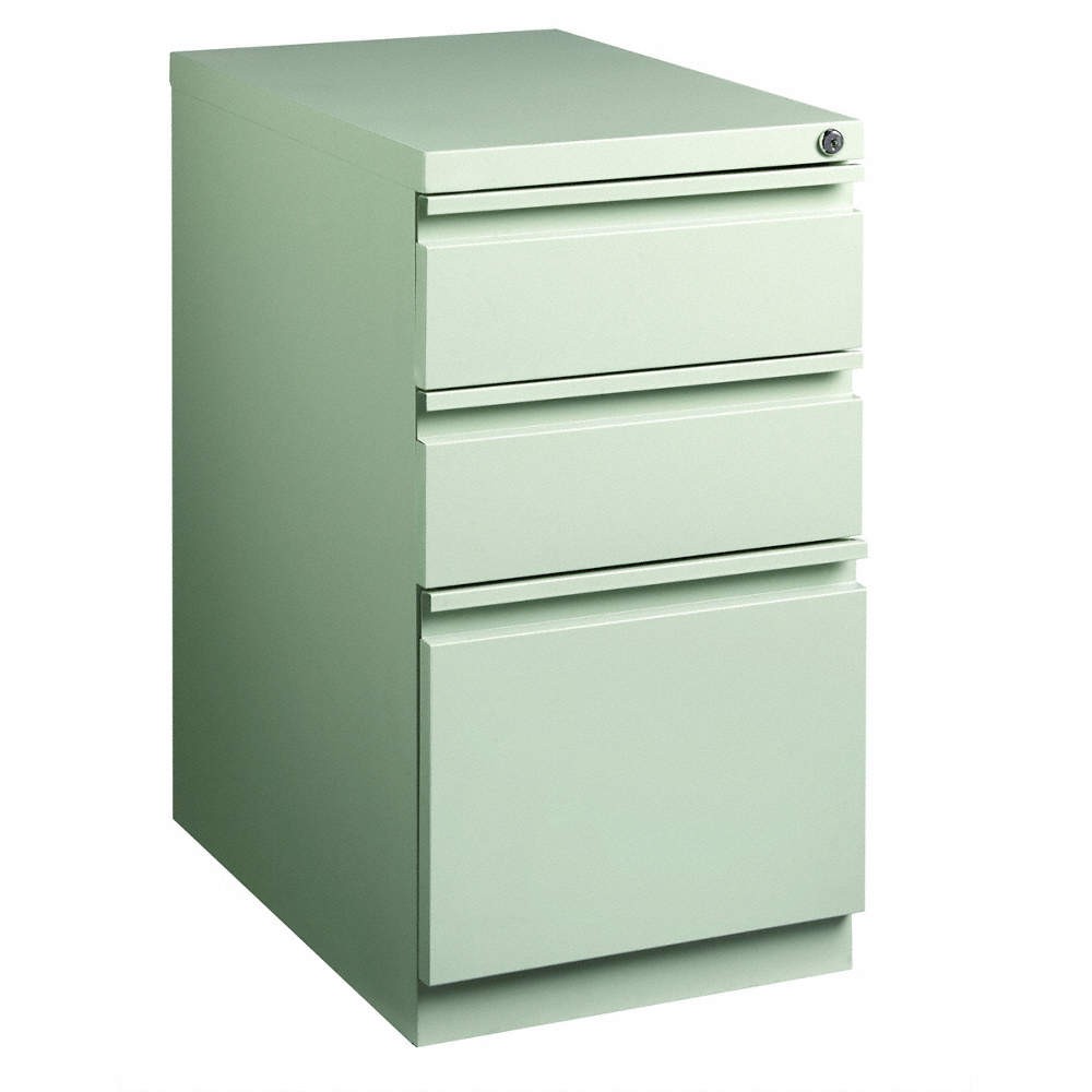 HIRSH 19304 Desk Pedestal,22 7/8″ Depth,Light Gray 415G67