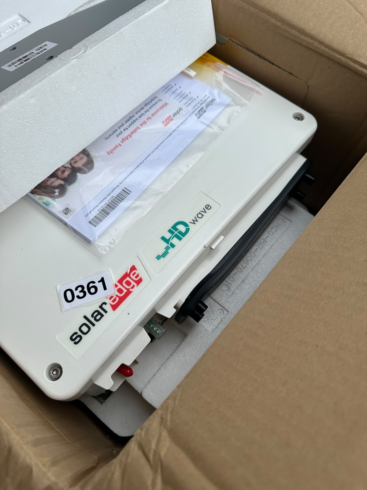 NEW SolarEdge SE10000H-US000BEN4 10kW Single Phase Inverter TOP HALF ONLY