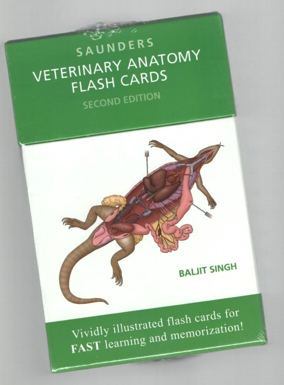 Canine + Feline Veterinary Anatomy Flashcard Set LFA # 2026 Dog Cat Horse