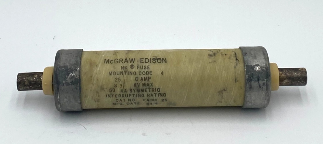 McGraw Edison FA3H 25 Fuse – Lot of 4