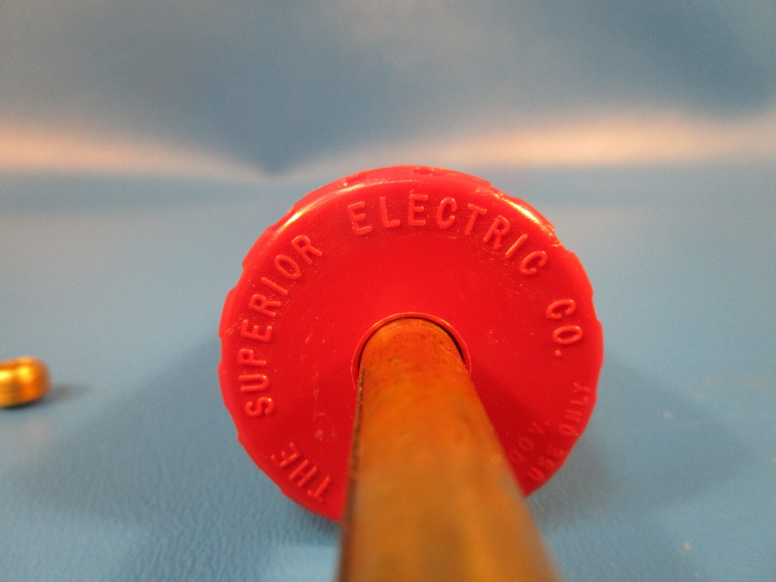 Supercon PP250GR RED High Power Pin Type Test Plug, 250 amps, 600 volts