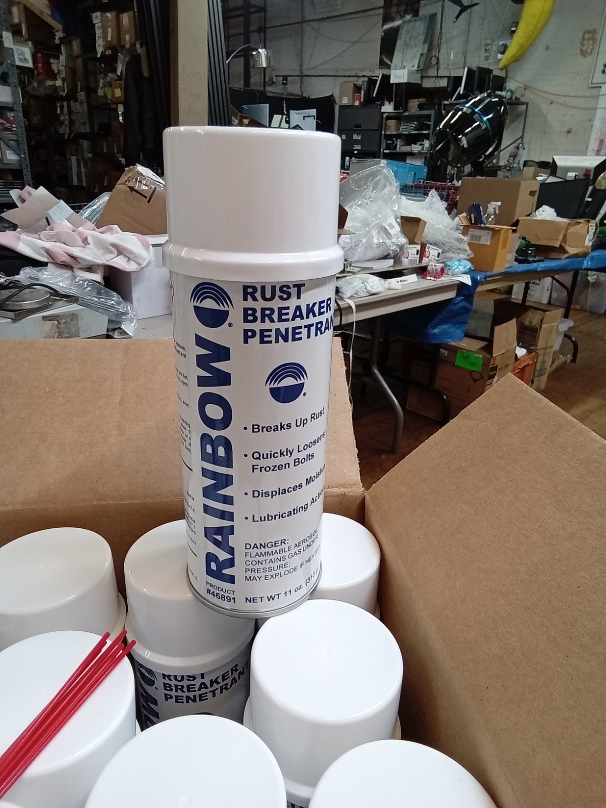 Rainbow Technlogy Rust Breaker Penetrant 11 oz. Spray Can 12 Cans 46891