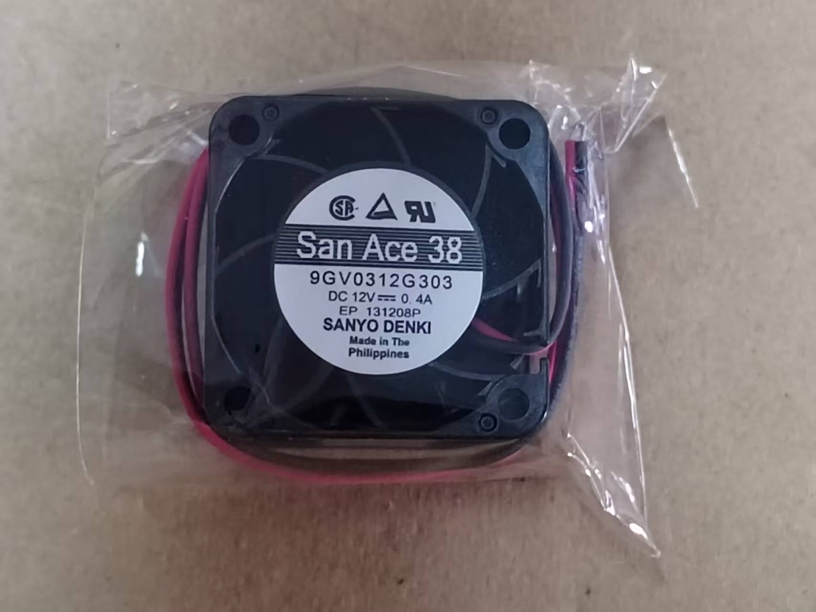 1 pcs 12VDC 0.4A cooling fan 3828 3.8CM 9GV0312G303