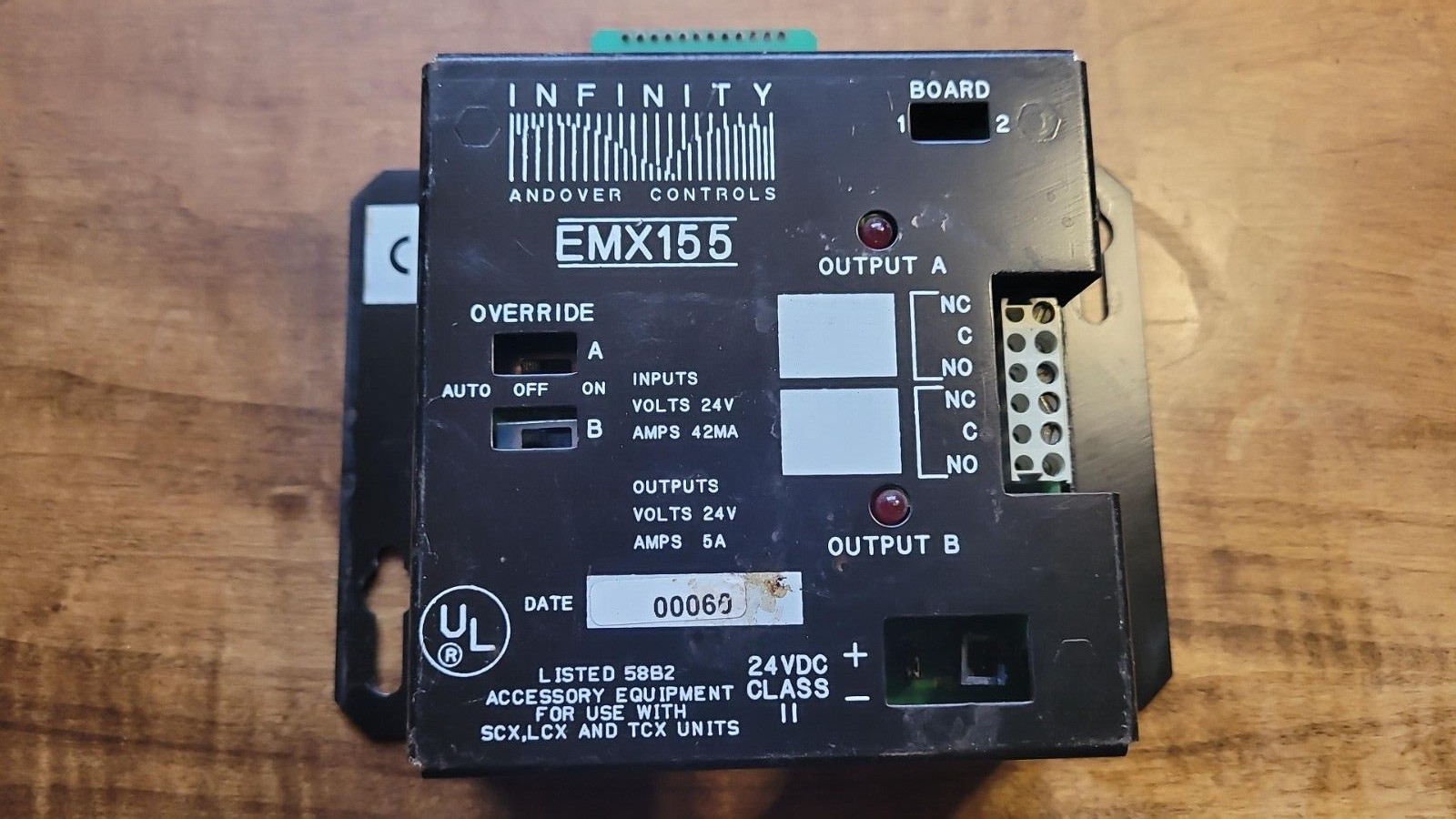 ANDOVER CONTROLS EMX155 24V 42MA 5A 24VDC 04548009970