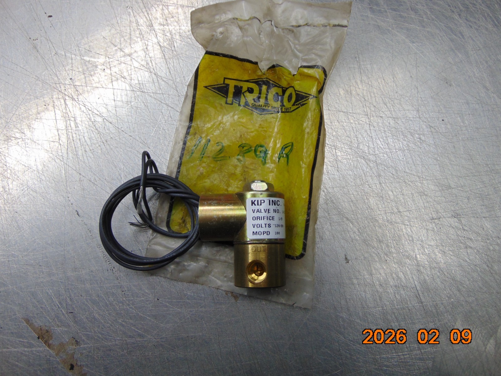 KIP INC 142115 VALVE 1/8″ ORIFICE 120V 6W