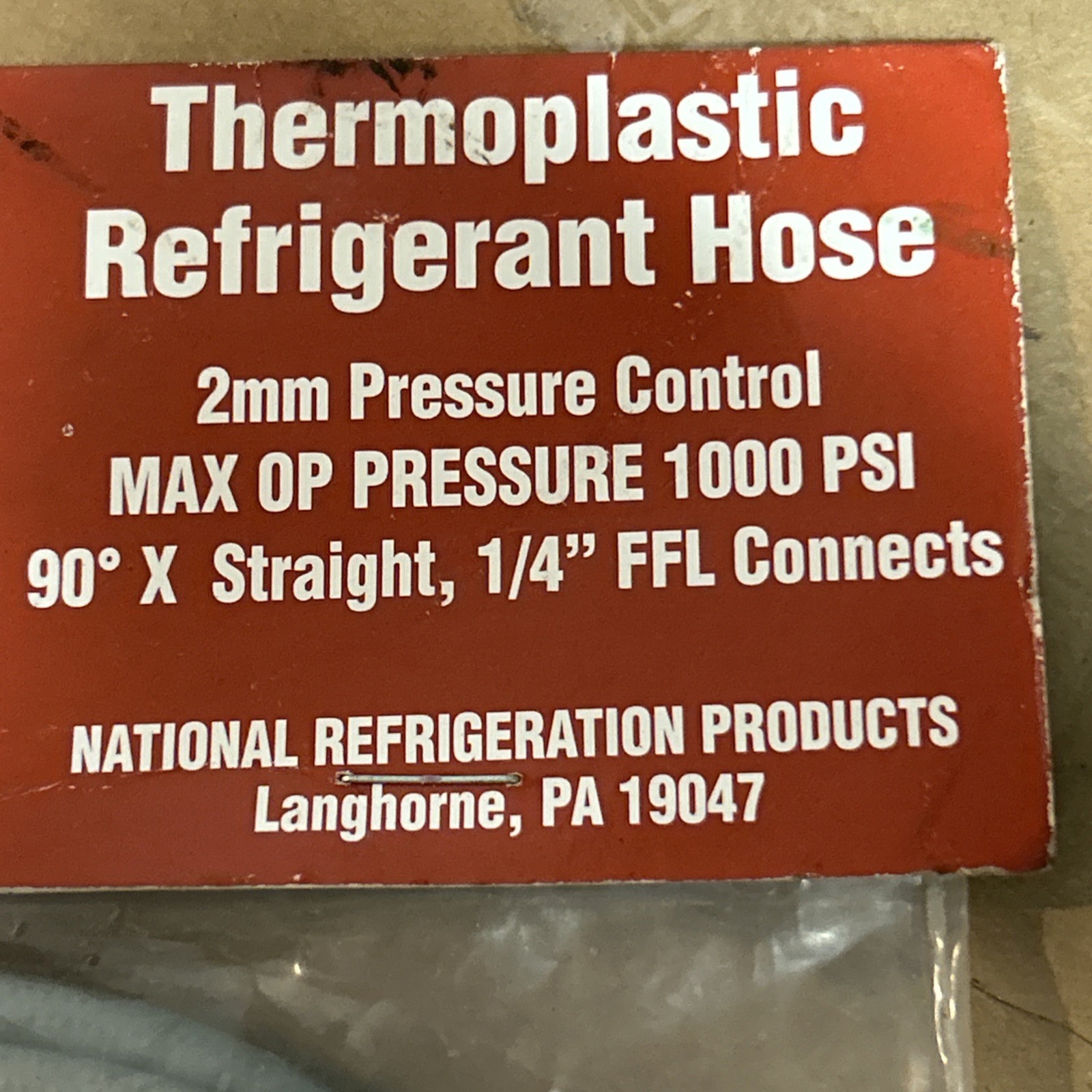 NRP 60″ THERMOPLASTIC Refrigerant Hose NTPH60 NEW