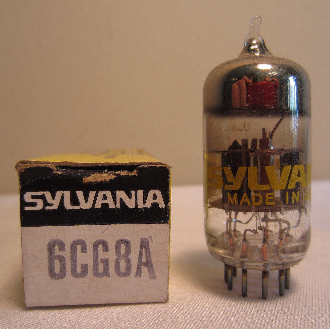 Sylvania 6CG8A Electronic Tube In Box