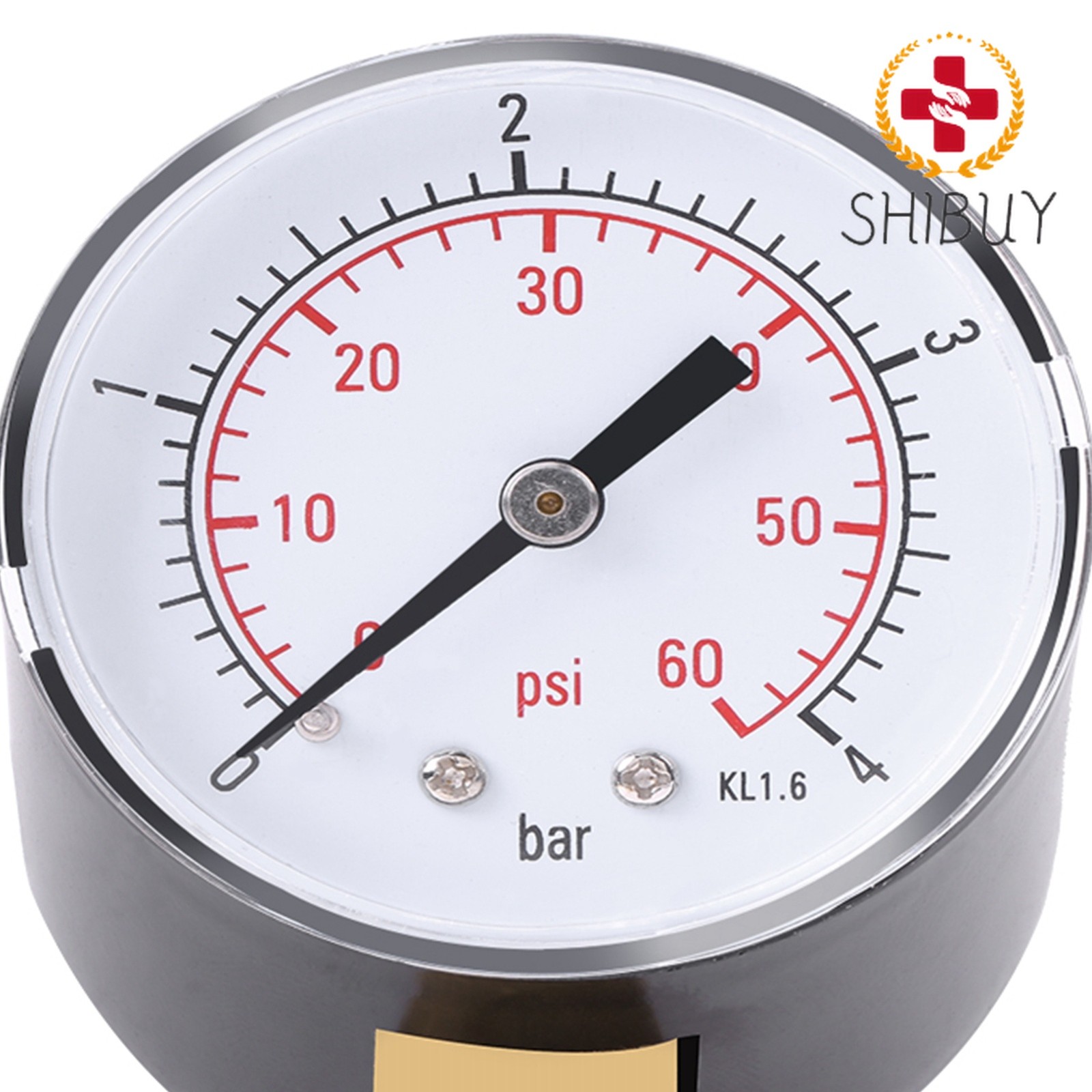 Mini Pressure Gauge TS-50-4bar 0-4bar/0-60psi 1/4″ NPT Pressure Gauge