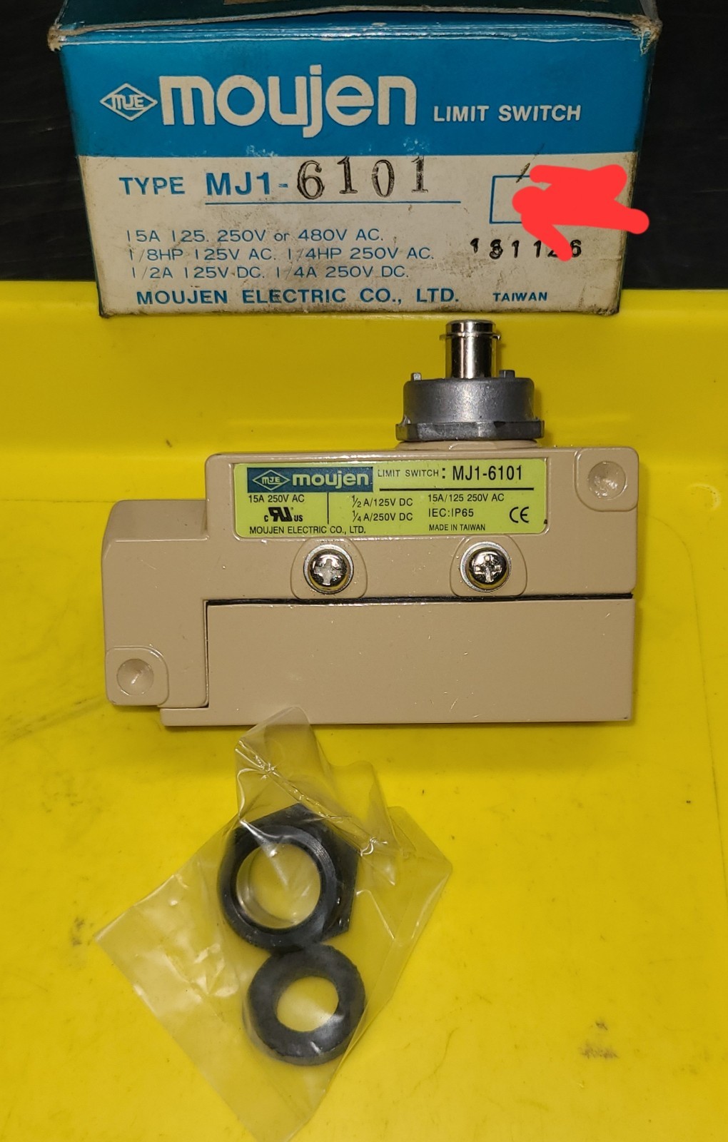 Moujen MJ1-6101 Heavy Duty Industrial Limit Switch