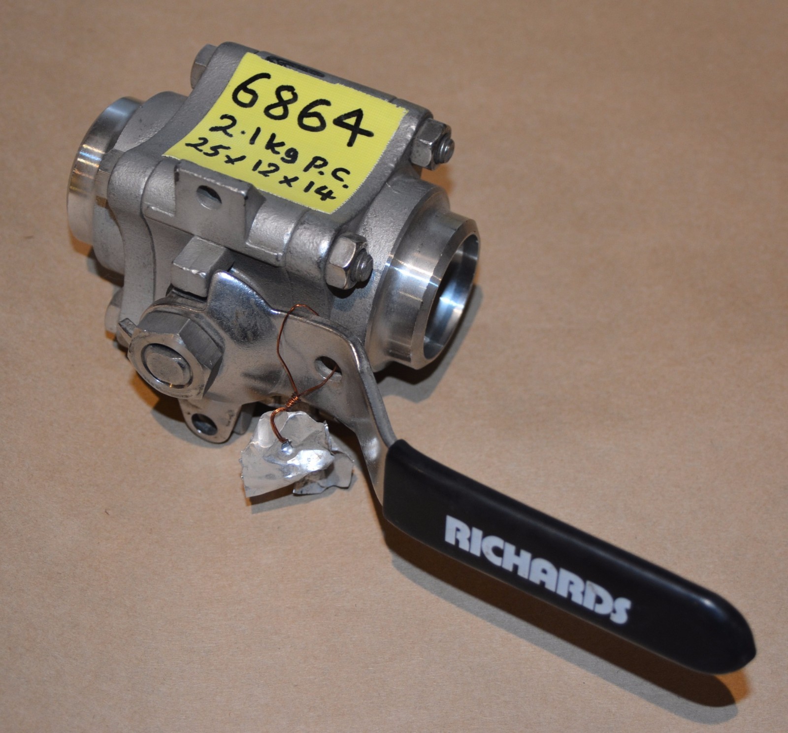 RICHARDS KEYSTONE 1.25″ DN32 032 R382 SWWTST1/40 PN70 ball valve CF8M/TST NEW