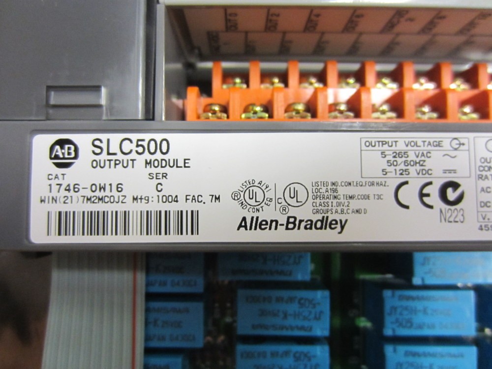 Allen Bradley 1746-OW16 Out Module 1746-0W16 Series C