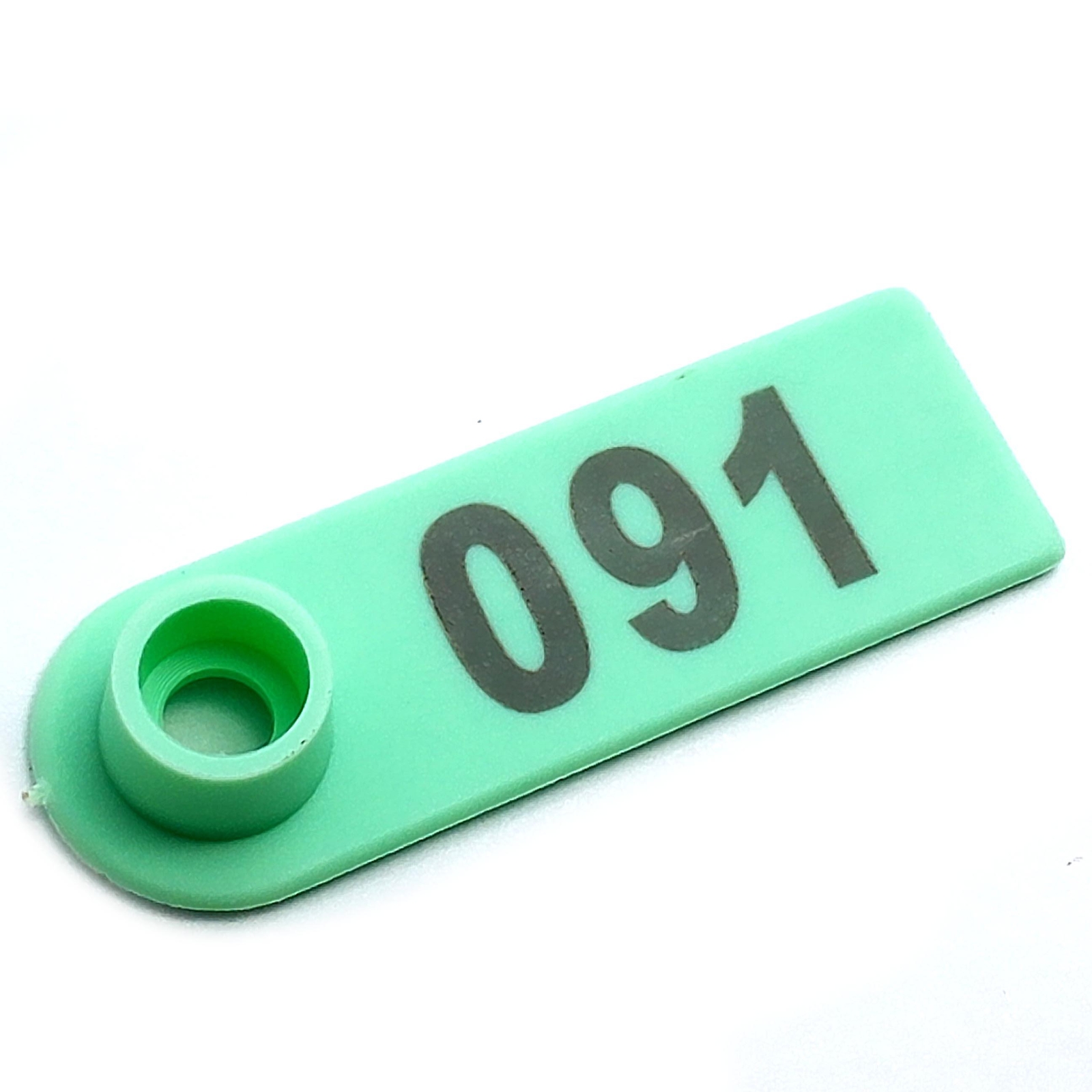 100x Green 001-100 Number Plastic Livestock Ear Tag For Goat Sheep