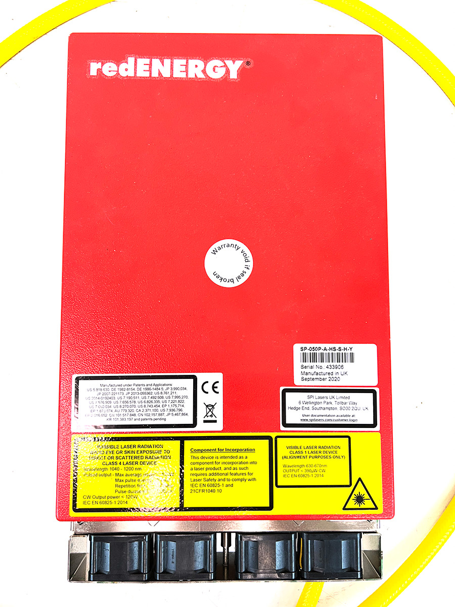 SPI redENERGY G4 SP-050P-A-HS-S-H-Y 50W 1064nm Pulsed Fiber Laser PT-P00980 2020
