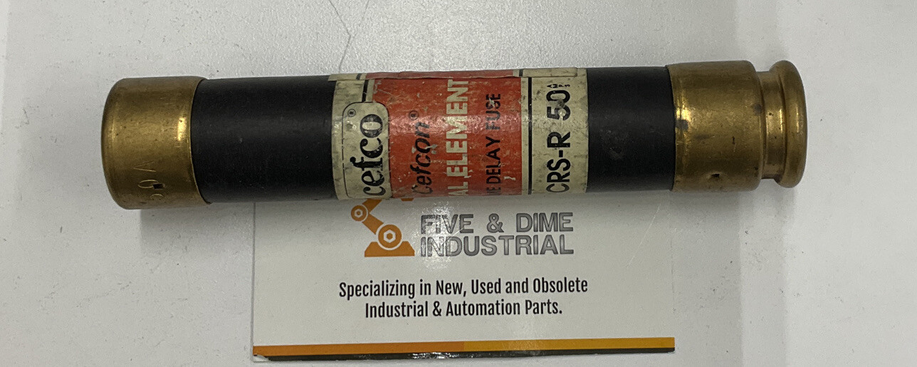 Cefcon CRS-R-50 Lot of (2) Dual Element Fuse