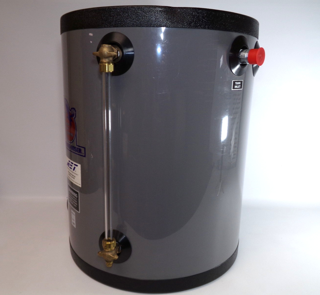 AET Thermomiser DB-15SS Stainless Steel Drainback Reservoir Tank w/ Sight Glass